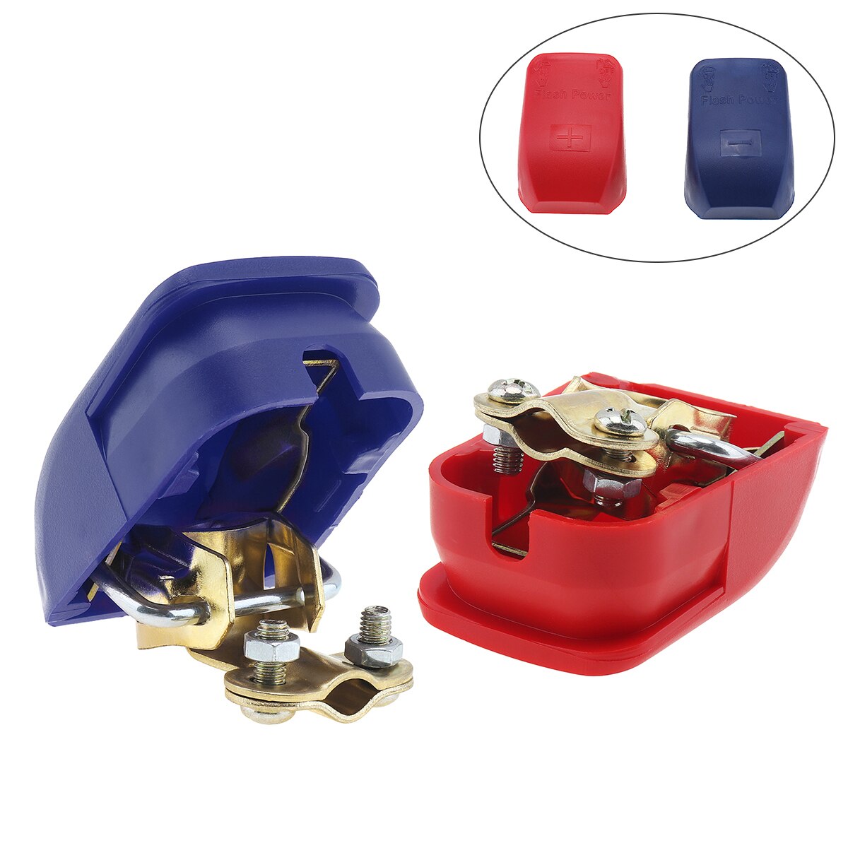 2pcs 12V 4/5/6 AWG    ͸ ͹̳ Ŀ Ŭ ̼ shimsִ  Ʈ ̵ ̿ 